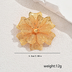 Элегантные цветочные броши в ближневосточном стиле из железа для женщин&nbsp;OF2415