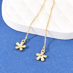 Цветочная латунная микропаве&nbsp;EJEW-H182-10G