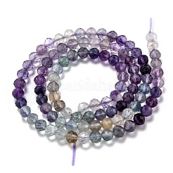 Chapelets de perles en fluorite naturel&nbsp;LS-G-H266-31C