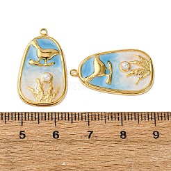 Подвески из нержавеющей стали 304 с эмалью&nbsp;X1-STAS-L299-22G-03