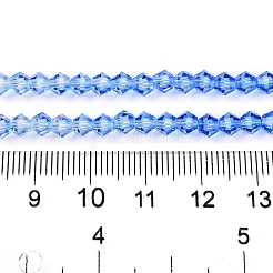 Perles de verre en fil de peinture cuite à dégradé de couleurs&nbsp;DGLA-A039-T4mm-A020
