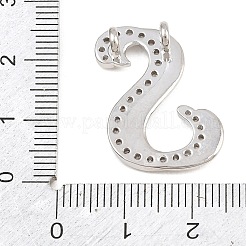 Messing micro pave klare zirkonia anhänger&nbsp;CU-CBA8481-01P-S