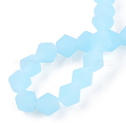 Нити бусин из матового нефрита EGLA-A039-J6mm-MD03