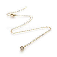 Colliers avec pendentif en laiton&nbsp;NJEW-I230-08