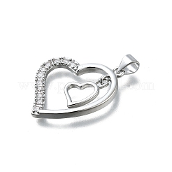 Латунные микро проложить кубического циркония подвески&nbsp;KK-K400-44P