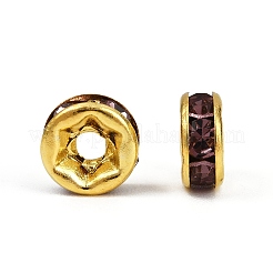 Латунные бусины разделители для поставки стразов&nbsp;RB-A014-Z6mm-10G