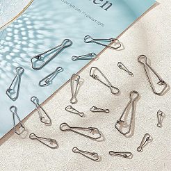 400 шт. 8 стиля 201 нержавеющая сталь рыболовный соединитель быстросменный безопасный замок&nbsp;FIND-FH0001-86