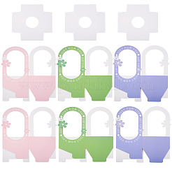 6 ensemble de 3 paniers d'emballage en papier pour fleurs de couleurs différentes&nbsp;CON-TA0001-40