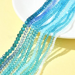 Стеклянные бусины с гальваническим покрытием &nbsp;EGLA-FS0001-42A