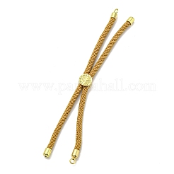 Fabrication de bracelets en cordons de nylon adaptés aux breloques de connecteur&nbsp;AJEW-P116-01G-16
