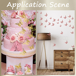 8 комплект 4-х цветных наклеек на зеркало для домашних животных&nbsp;DIY-CP0009-15C