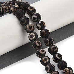 Тибетского стиля бусы дзи&nbsp;G-K166-02-10mm-L3-01