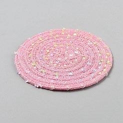 Подставка под стакан из хлопчатобумажной ткани ручной работы&nbsp;AJEW-WH20067-004A