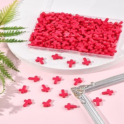 200 шт. Непрозрачные акриловые бусины&nbsp;SACR-FS0001-39E