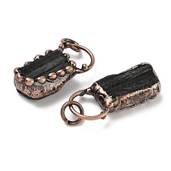 Натуральные черные подвески турмалина&nbsp;G-H332-01R