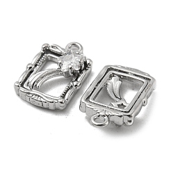 Латунь со стеклянной подвеской&nbsp;KK-H460-01P