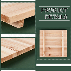 Wärmeisolierende Topfmatte aus Holz&nbsp;TOOL-WH0053-23