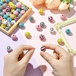 60шт 6 вида деревянных бусин&nbsp;WOOD-CJ0002-40