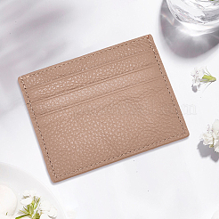 1 шт. держатель для визитных карточек из воловьей кожи&nbsp;AJEW-CL0002-52A