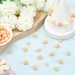 100 шт. 2 вида крашеных синтетических коралловых резных бусин&nbsp;CORA-SP0001-11A