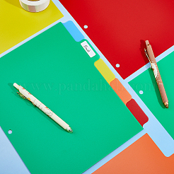 Pp блокнот с дисковым переплетом индексные листы разделители&nbsp;AJEW-WH0314-727C-04