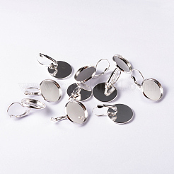 Латунная фурнитура Leverback для серег&nbsp;KK-H024-S-NF