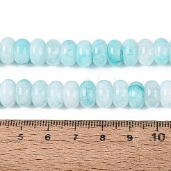 Natürliche weiße Jade perlen Stränge&nbsp;G-Q613-01F-15