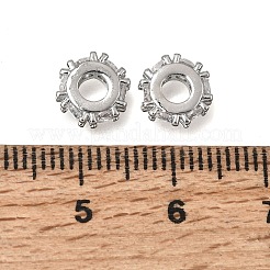 Micropave de latón transparente perlas de circonita&nbsp;KK-K427-02A-P