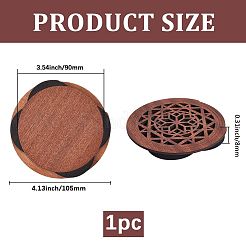 Деревянная крышка звукового отверстия гитары&nbsp;AJEW-WH20018-105A