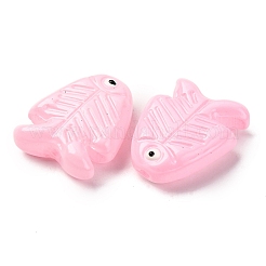 Прозрачные стеклянные эмалевые бусины LAMP-U004-06-02