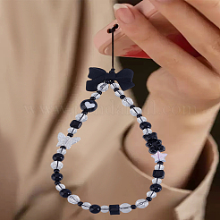 1 шт. акриловые бусины для мобильных телефонов для женщин&nbsp;AJEW-LP0004-51