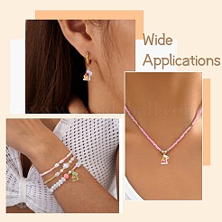 8pcs 4 pendentifs en alliage de couleurs&nbsp;ENAM-CJ0007-54