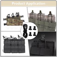 Аксессуары из нейлонового язычка&nbsp;FIND-WH0817-191B