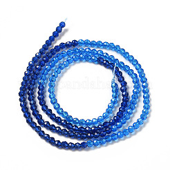 Fili di perle di vetro trasparenti 2 colori&nbsp;GLAA-G093-01E