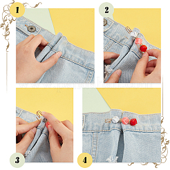 1 набор булавок для пояса килта из сплава&nbsp;AJEW-PH0011-11