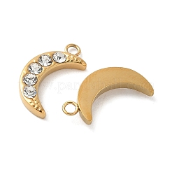 Подвески из нержавеющей стали 304 со стразами&nbsp;STAS-K306-24G-02