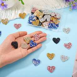 Полиэстеровые термоклеящиеся нашивки со стразами&nbsp;FIND-TA0002-53A