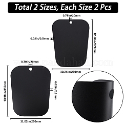 4 Stück PVC-Einsätze zur Stiefelformung in 2 Stilen&nbsp;DIY-GF0008-85