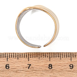 Bagues de manchette ouvertes en acier inoxydable 304 pour femmes&nbsp;RJEW-K321-01B