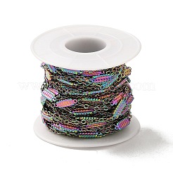 Ионное покрытие (ip) прямоугольные звенья цепи из нержавеющей стали 304&nbsp;STAS-B041-10MC