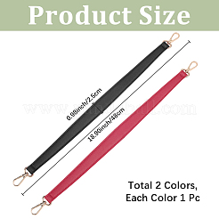 2 pieza de asas para bolso de piel sintética de 2 colores&nbsp;FIND-CL0002-46