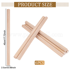 Bâtons en bois de hêtre&nbsp;FIND-WH0152-345