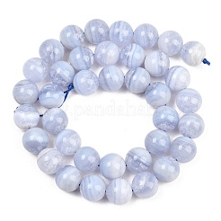 Naturali pizzo blu agata perline fili&nbsp;G-D106-A01-10mm