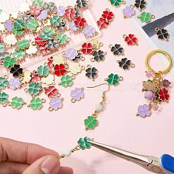 100 pz 5 colori ciondoli in lega di smalto&nbsp;ENAM-SZ0002-98
