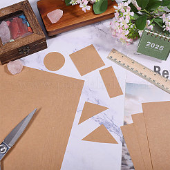 Наклейки из крафт-бумаги и ПВХ&nbsp;DIY-WH0899-410B