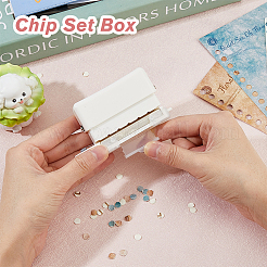 Мини пластиковый дырокол на 6 отверстие&nbsp;AJEW-WH0083-63A