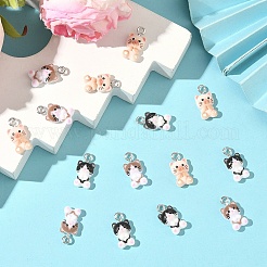 15 шт. подвеска из двухцветной смолы&nbsp;RESI-YW0005-70