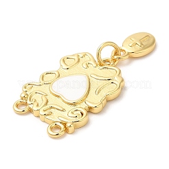 Латунь эмаль подвески&nbsp;KK-Q775-19G-04