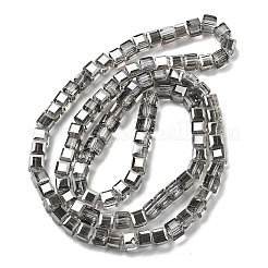 Стеклянные бусины с гальваническим покрытием &nbsp;EGLA-H108-01A-PL01