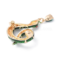 Брошь змея аолли со стразами и эмалью&nbsp;LS-JEWB-V002-17C